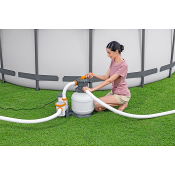 Piaskowa Pompa Filtrująca do basenów BESTWAY 8327 l/h + Złączki + Węże